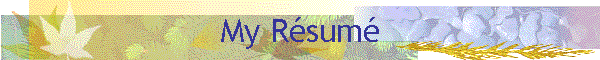 My Rsum